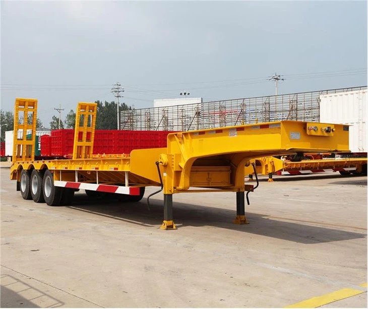 Lowboy Semi Trailer
